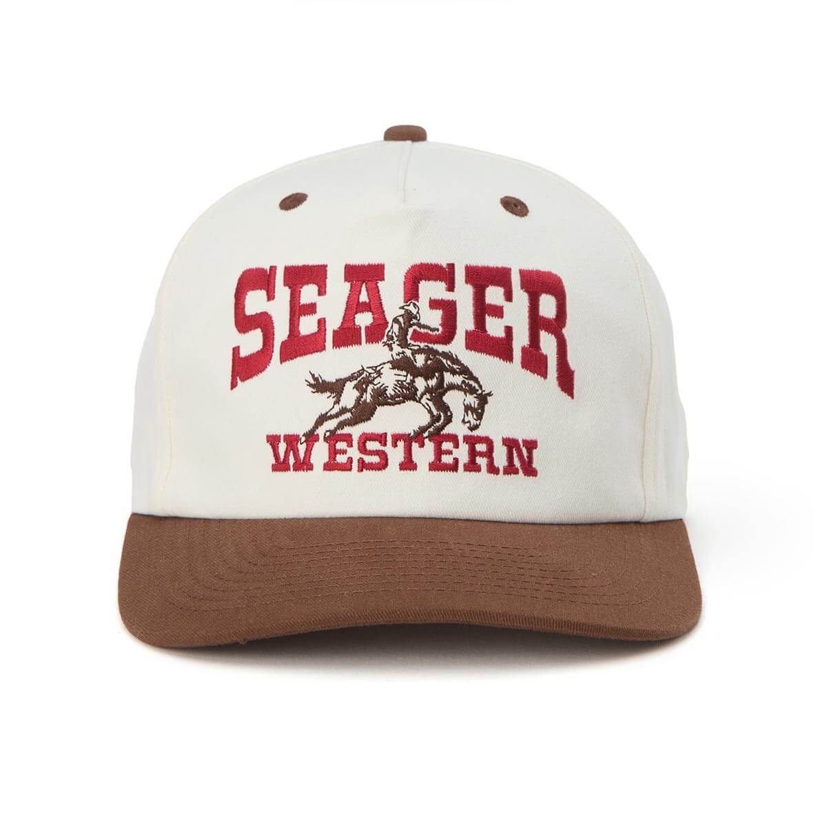 Rodeo Snapback Cream/Brown