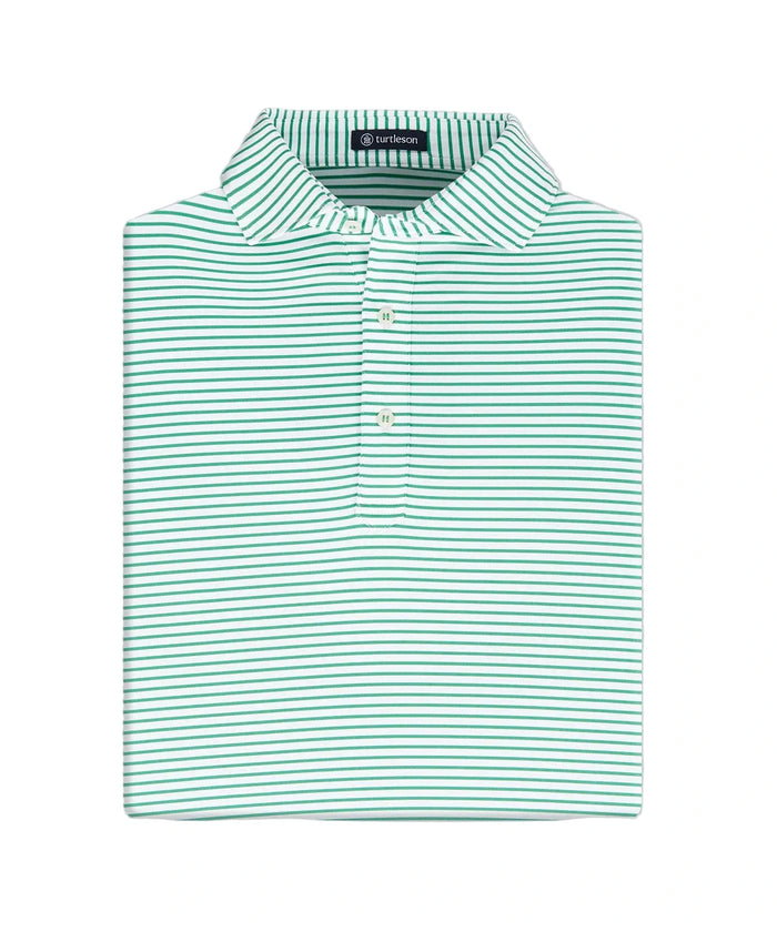 Matthew Stripe Performance Polo