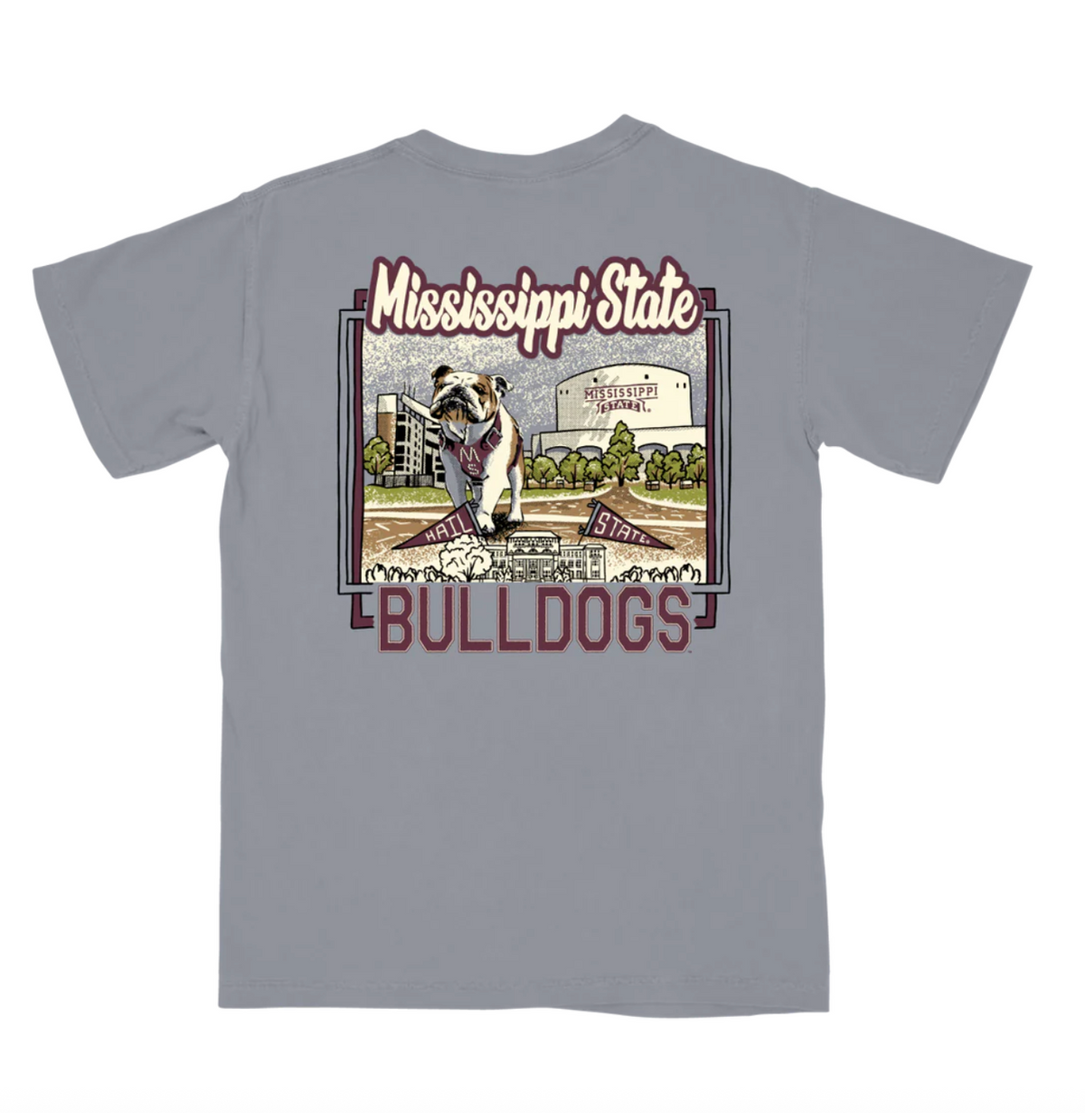 Mississippi State Landmark Tee