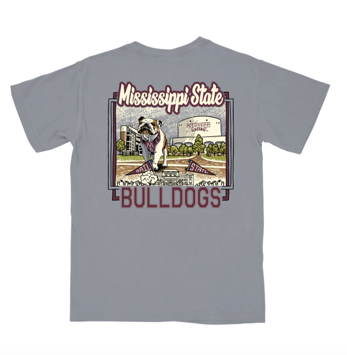 Mississippi State Landmark Tee