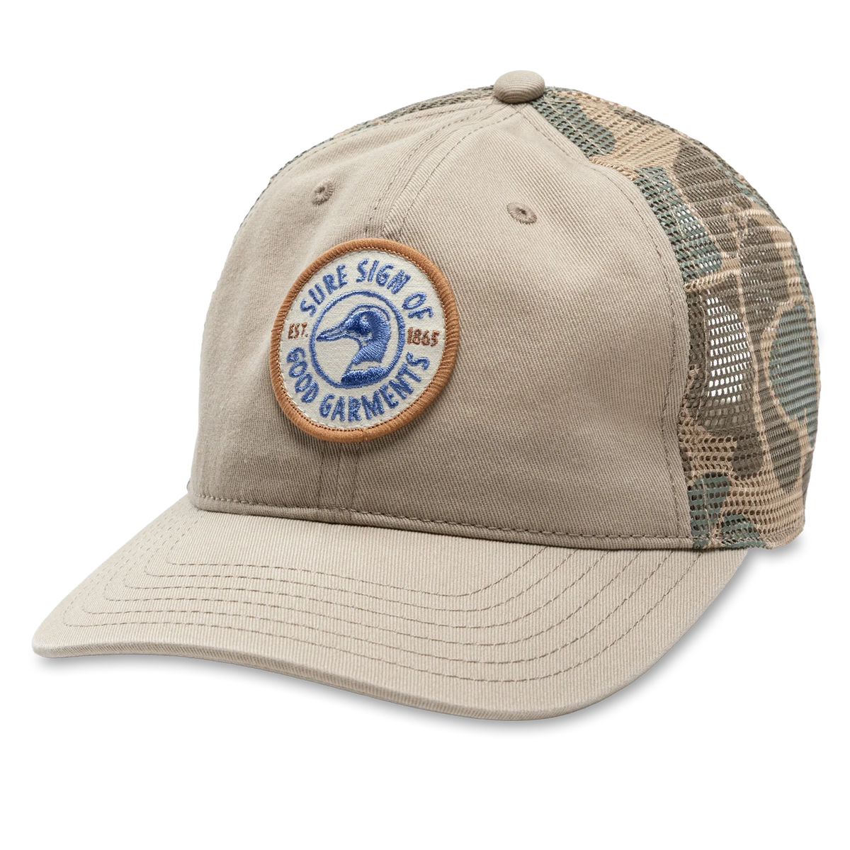 Duck Head Camo Mesh Trucker Hat