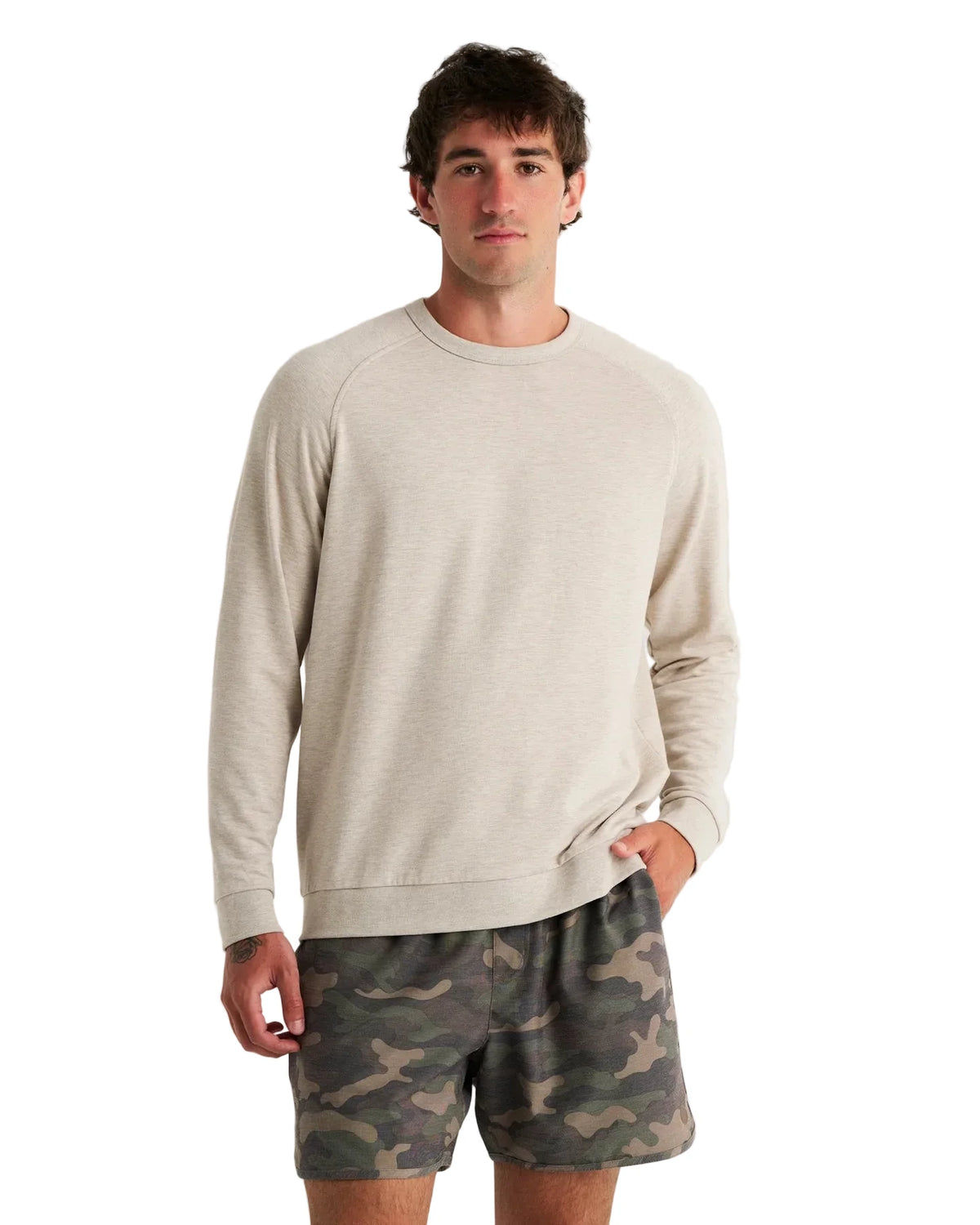 Bamboo Lightweight Fleece Crew
