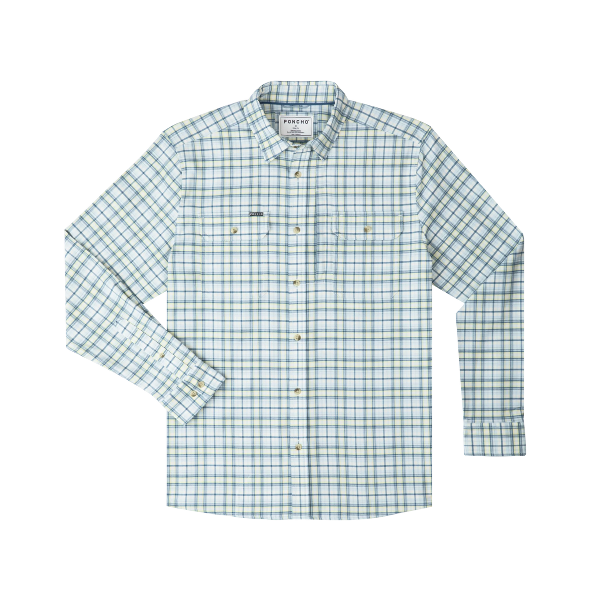 Poncho Flannel Long Sleeve