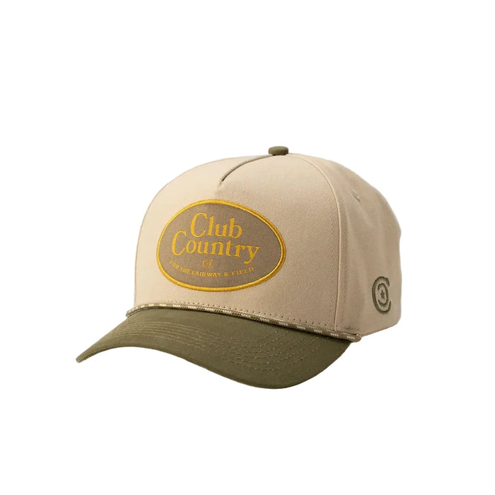 The Fence Line Hat Cream/Hunters Green