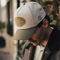 The Fence Line Hat Cream/Hunters Green