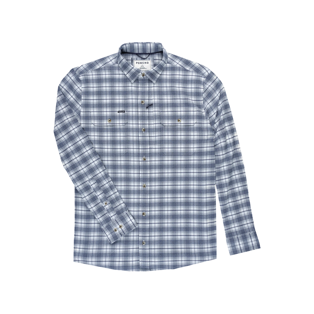 Poncho Flannel Long Sleeve