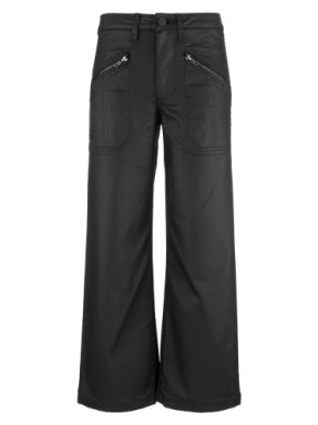 Meg High Rise Coated Wide Leg