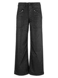 Meg High Rise Coated Wide Leg