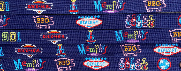 Neon Memphis Signs Belt