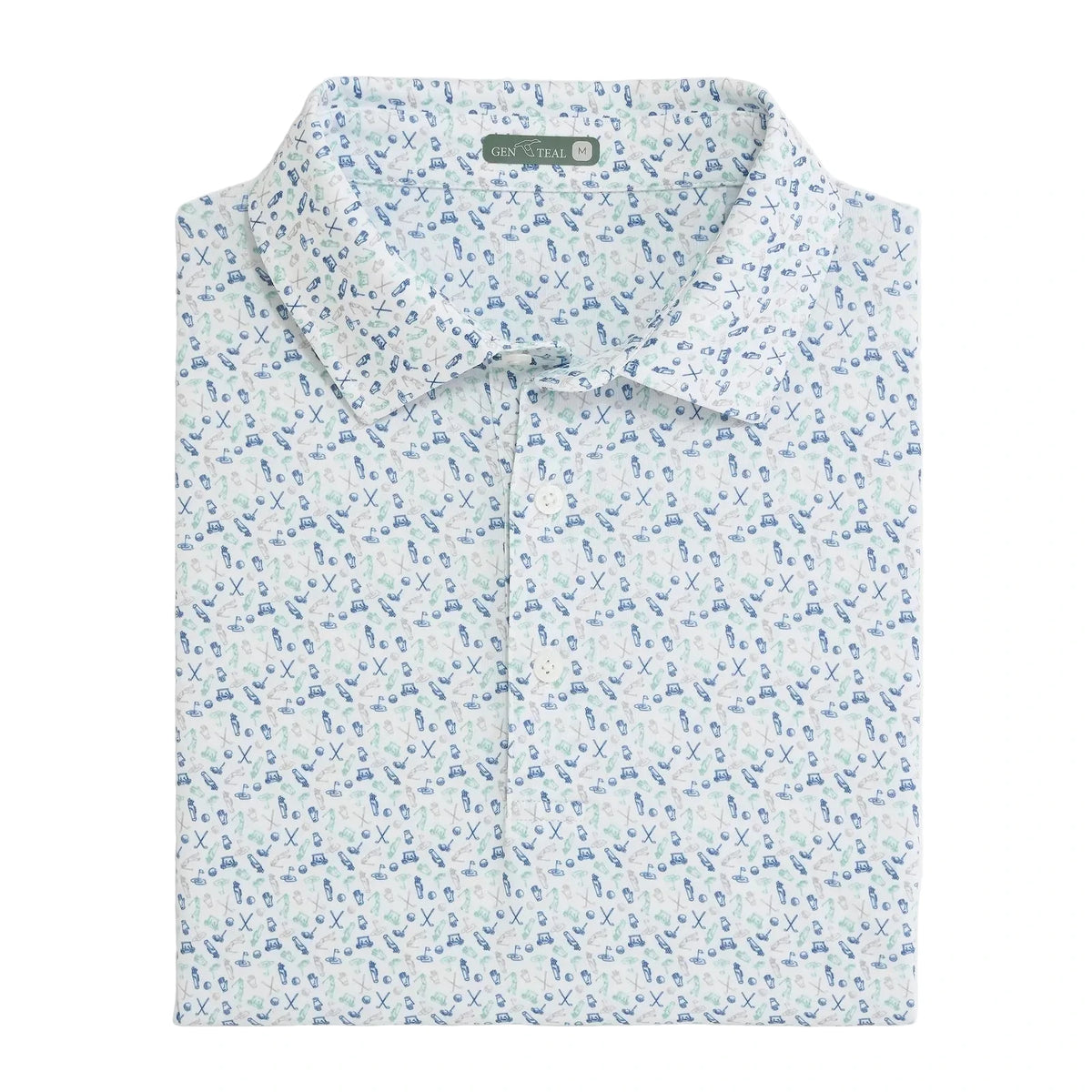 Youth Caddie's Choice Printed Performance Polo