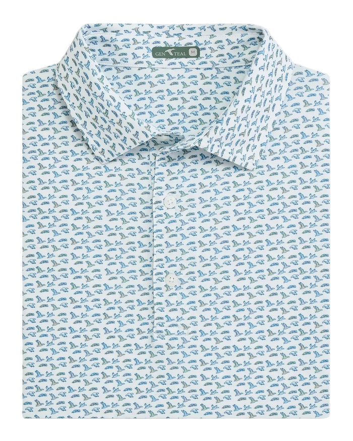 Soaring Silhouettes Printed Performance Polo